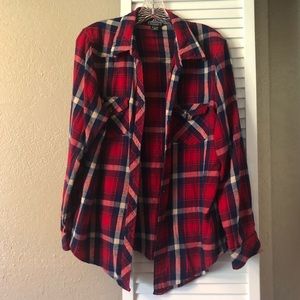 Flannel plaid shirt